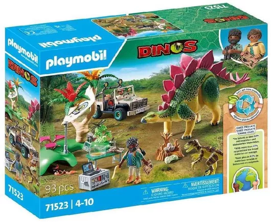 Playmobil Dinos Ερευνητικό Κέντρο Με Δεινόσαυρους για 4-10 ετών