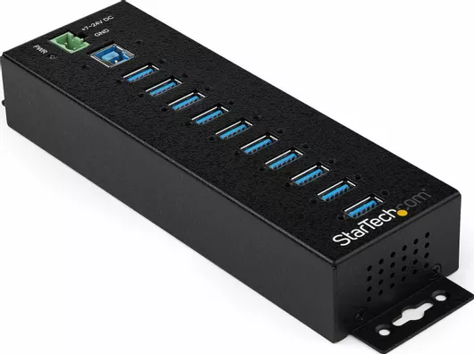 USB 3.0 Hub StarTech 10 Θυρών με Σύνδεση USB-A Μαύρο