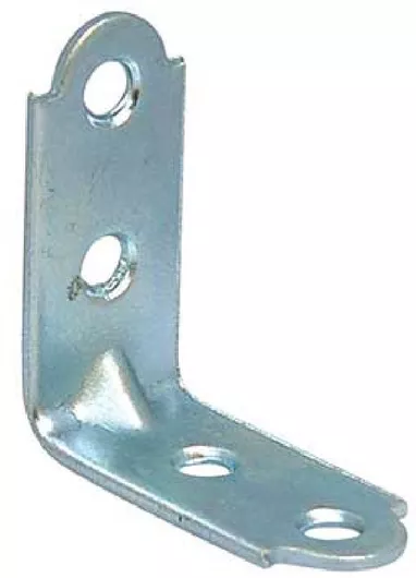 Γωνία Ραφιού Vermetal Γαλβανιζέ Ασημί 60x60mm Σετ 100τμχ 05-0248