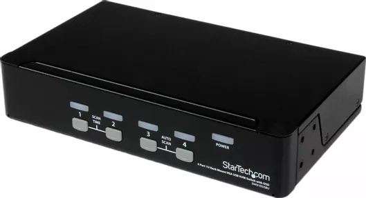 KVM Switch StarTech 4 Θυρών 1U Rackmount USB με OSD