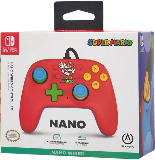 PowerA Nano Ενσύρματο Gamepad για Switch Super Mario
