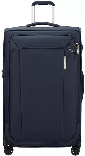 Βαλίτσα Ταξιδίου Samsonite Μεγάλη Υφασμάτινη Ύψους 79cm με 4 Ρόδες Μπλε