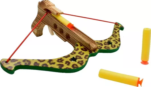 Βαλλίστρα Χειρός Party με Σφαίρες Αφρού Leopard