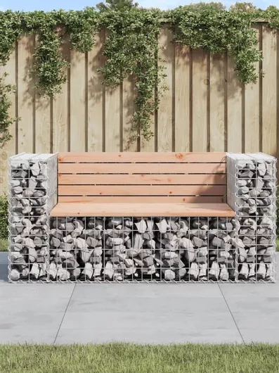 Παγκάκι Κήπου vidaXL Ξύλινο 143x71x65.5cm Καφέ