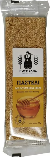 Παστέλι Παστελοποιΐα Ρούμελης με Σουσάμι & Μέλι 70gr