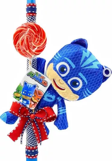 Πασχαλινή Λαμπάδα Rose Poupee 24.64 Χειροποίητη Πιτζαμοήρωας Μπλε Catboy 22cm Μπλε