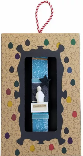 Πασχαλινή Λαμπάδα Synchronia 20cm Φύλακας Άγγελος Βεραμάν