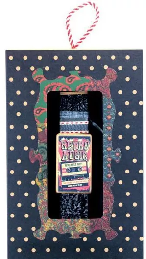 Πασχαλινή Λαμπάδα Synchronia LA22213I με Vintage Μαγνητάκι Retro Music Μαύρο