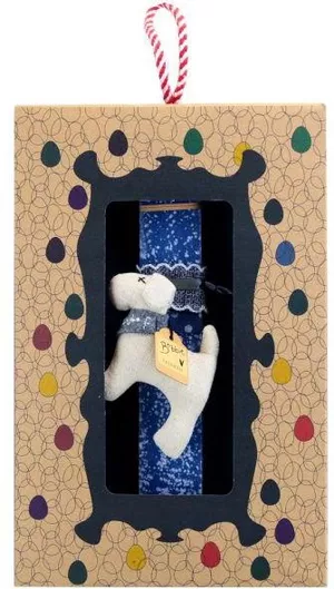 Πασχαλινή Λαμπάδα Synchronia LA22211B με Σκύλο Woof Μπλε