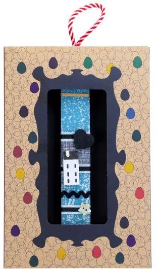 Πασχαλινή Λαμπάδα Synchronia LA22201B με Διακοσμητικό Σπιτάκι Καρδιά Βεραμάν