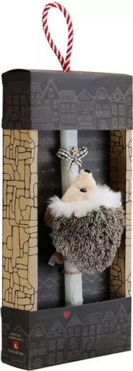 Πασχαλινή Λαμπάδα Synchronia Screen Wiper Σκαντζόχοιρος Κρεμ