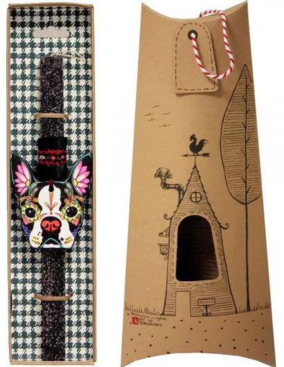 Πασχαλινή Λαμπάδα Synchronia Tattoo Σκύλος Μαύρο