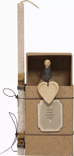 Πασχαλινή Λαμπάδα Synchronia Άγγελος Πουά Κρεμ