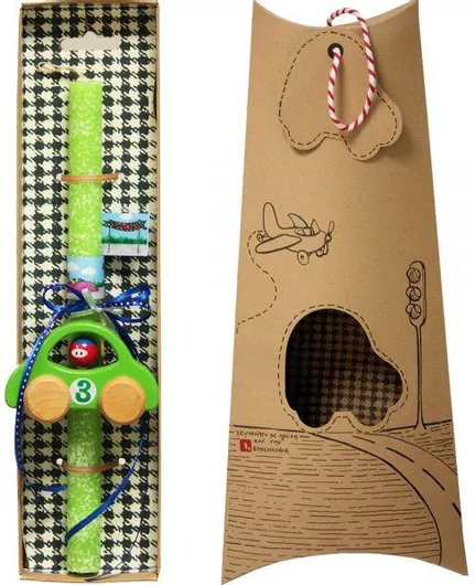 Πασχαλινή Λαμπάδα Synchronia Αυτοκίνητο Λαχανί