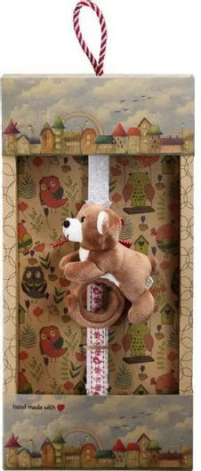 Πασχαλινή Λαμπάδα Synchronia Βραχιόλι Αρκούδα Λευκό