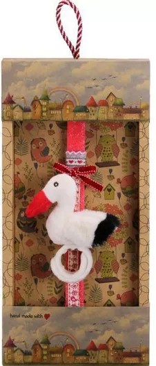 Πασχαλινή Λαμπάδα Synchronia Βραχιόλι Πελαργός Κόκκινο