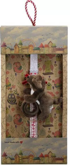 Πασχαλινή Λαμπάδα Synchronia Βραχιόλι Σκύλος Εκρού