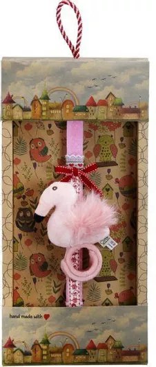 Πασχαλινή Λαμπάδα Synchronia Βραχιόλι Φλαμίνγκο Ροζ