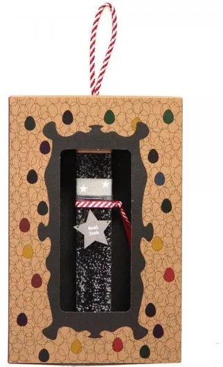 Πασχαλινή Λαμπάδα Synchronia Γκρι Αστέρι Μαύρο