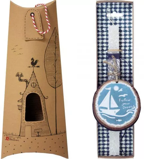 Πασχαλινή Λαμπάδα Synchronia LA22032B με Διακοσμητικό Καραβάκι σε Κορμό Κρεμ