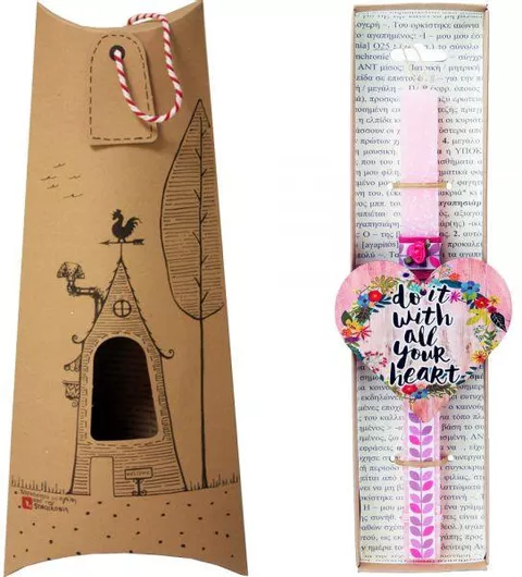 Πασχαλινή Λαμπάδα Synchronia Καρδιά Φλοράλ Do It Ροζ