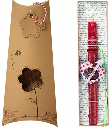 Πασχαλινή Λαμπάδα Synchronia Κλιπ Μαλλιών Κόκκινο