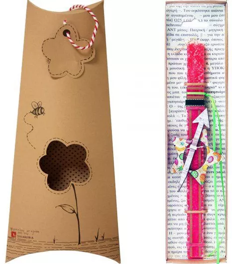 Πασχαλινή Λαμπάδα Synchronia LA22031A με Κλιπ Μαλλιών Κοραλί