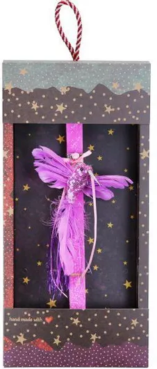 Πασχαλινή Λαμπάδα Synchronia Κολιμπρί Μοβ