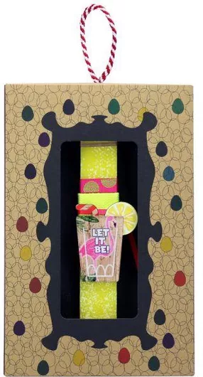 Πασχαλινή Λαμπάδα Synchronia Μαγνητάκι Κοκτέιλ Let It Be Κίτρινο