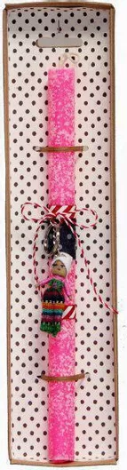 Πασχαλινή Λαμπάδα Synchronia Μπρελόκ Γουατεμάλας Ροζ