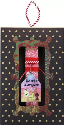 Πασχαλινή Λαμπάδα Synchronia Μπρελόκ Σπίτι Αχλάδια Ροζ