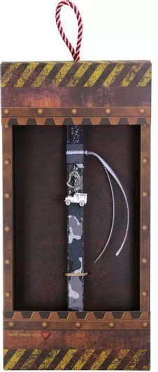 Πασχαλινή Λαμπάδα Synchronia Μπρελόκ On Wheels Τζιπ Μαύρο