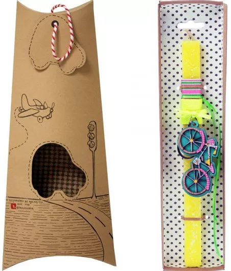 Πασχαλινή Λαμπάδα Synchronia LA22037A με Μπρελόκ Ποδήλατο Κίτρινο