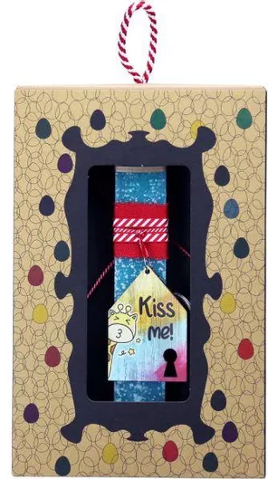 Πασχαλινή Λαμπάδα Synchronia Μπρελόκ Σπίτι Καμηλοπάρδαλη Μπλε