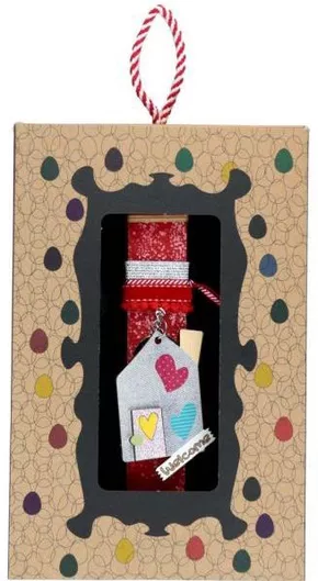 Πασχαλινή Λαμπάδα Synchronia Μπρελόκ Σπίτι Κοραλί