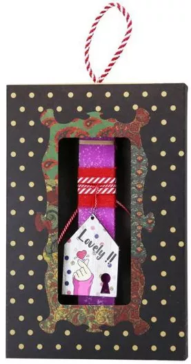 Πασχαλινή Λαμπάδα Synchronia Μπρελόκ Σπίτι Χέρι Μοβ