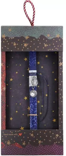 Πασχαλινή Λαμπάδα Synchronia Μπρελόκ Υδρόγειος Μπλε