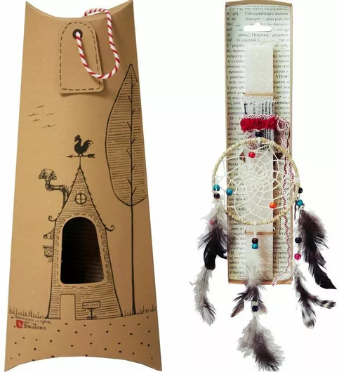 Πασχαλινή Λαμπάδα Synchronia Ονειροπαγίδα Μεγάλη Totem Κρεμ