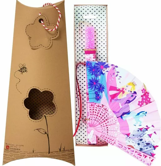 Πασχαλινή Λαμπάδα Synchronia Παιδική Βεντάλια Φούξια Νέον