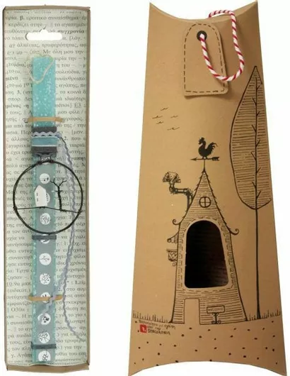 Πασχαλινή Λαμπάδα Synchronia Σπίτι με Δέντρο Βεραμάν