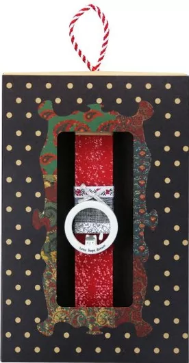 Πασχαλινή Λαμπάδα Synchronia Σπίτι σε Κύκλο Love Hope Dream Κόκκινο