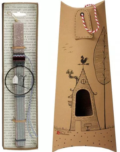 Πασχαλινή Λαμπάδα Synchronia Σπίτι με Δεντρό Γκρι