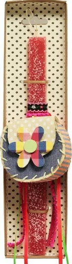 Πασχαλινή Λαμπάδα Synchronia Τσαντάκι Σομόν