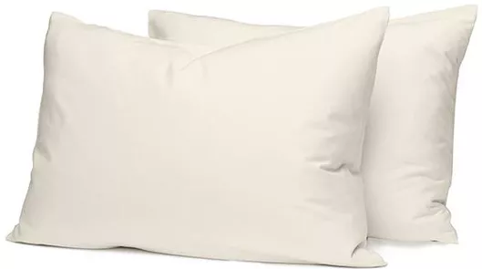 Σετ Μαξιλαροθήκες Sunshine Cotton Feelings Μαξιλαροθήκη Με Φάσα 70x50cm 108 Εκρού