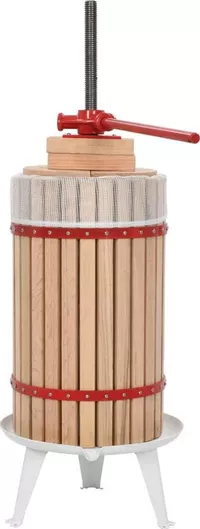 Σταφυλοπιεστήριο vidaXL Χειροκίνητο 30lt από Ξύλο Δρυός 144745