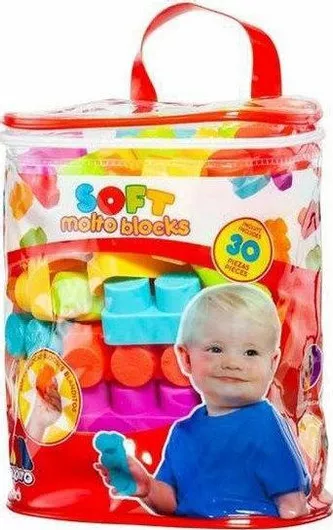 Τουβλάκια Molto Soft Σετ 30τμχ για 6+ Μηνών