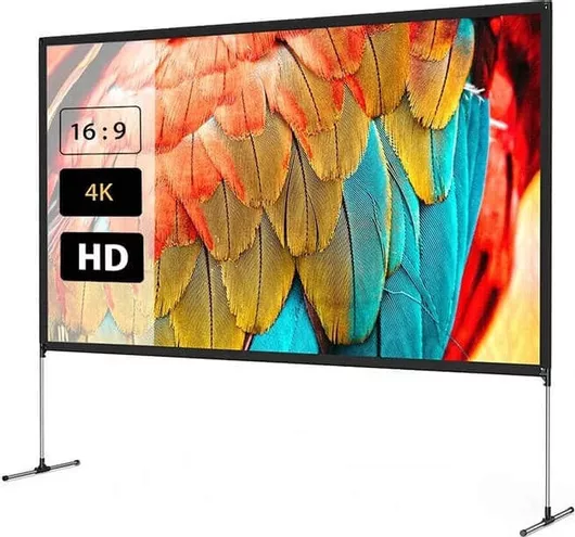 Οθόνη Προβολής Projector BlitzWolf Δαπέδου 16:9 187x167cm / 80"
