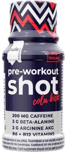 Puls Nutrition Pre-Workout Shot 60ml Cola