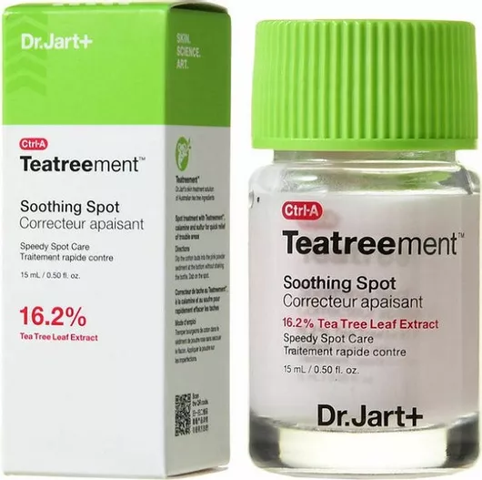 Dr. Jart+ Teatreement Soothing Spot Corrector Καταπραϋντικό & Ενυδατικό Serum Προσώπου με Νιασιναμίδη & Σαλικυλικό Οξύ για Αποτοξίνωση & Αναζωογόνηση 15ml
