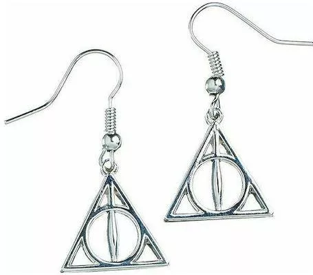 Γυναικεία Σκουλαρίκια Κρεμαστά The Carat Shop Harry Potter Deathly Hallows Επάργυρα